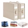Bolsas de armazenamento Conjunto de folhas do organizador armário dobrável Cama de cama Caixa de guarda -roupa lençóis sob acessórios