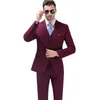 Spring Slim Mens Suit 3 sztuki Set Set Pants Vest Wedding Party Office Men Blazer Płaszcz Płaszcz M4XL 5xl 231221