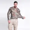 Men's T Shirts Summer Mens Camouflage Hunting Shirt Long Sleeved Breathable Tactical Top Outdoor Quick Drying Mountaineering T-shirt
