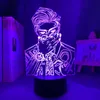 Nocne światła anime lampa Kento Nanami Light Jujutsu Kaisen Led na urodzinowy prezent Nightlight204e