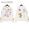 White Hoodie Hellstar Designer Coat Sweatshirt Skull Street Hip Hop Jumper 4RGZ