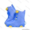 2023 Baby Kid Dickern Automobilstil wasserdichte Schuhabdeckung Schuhe Reisen Kinder Regenstiefel Accessoires 231221