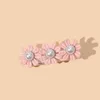 Hair Accessories Cute Clips For Born Baby Pearl Flower Hairpins Dacron Infant Sweet Girls Hairclips Children's