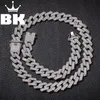New Color 20mm Cuban Link Chains Necklace Fashion Hiphop Jewelry 3 Row Rhinestones Iced Out Necklaces For Men T200113287o