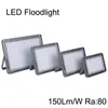 Reflektory 400 W 300W 200W 100W Reflektory LED 150LM/W RA80 Cool White White Outdoor Spotlight Lampa ogrodowa IP67 Crestech168