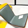 Lyxdesigner unisex mode plånbok ny laser grå kopplingspåsar paris berömd retro klassisk präglad kortväska 10a äkta läder multifunktionell vikning över väska