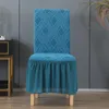 Sandalye Streç SPANDEX Yemek Kapağı Koruyucular El ve Düğün Töreni Etek için Süper Fit Ziyafet Koltuk Slipcovers