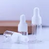 Opslagflessen druppelaar 1 ml 2 ml 3 ml 5 ml etherische olieresfles glazen monster flesje flacon met pipet lege cosmetische container mini