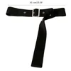 Cinture semplici cinture per adulti con fibbia regolabile con fibbia versatile vita nera per camicia da donna per donne jeans