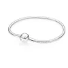 Pando-925 STERLING SILPS PROMMES CHARMES BRACELET OSE SNAKE