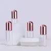 1-5ml Essential Oil Roller Ball Bottles Clear Perfumes Oil Liquids Roll On Bottles With Metal Roller Lwmtn