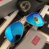 Mężczyźni Rao Baa Classic Brand Retro Women Band Sunglasses Zespoły luksusowe projektantki okulary 3025 Metal Projektanci ramy Sun szklanki Woman 32411