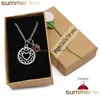 Pendant Necklaces Selling Love Heart Necklace Stainless Steel Charm Colorf 12 Birthstone For Women Crystal Jewelery Mothers Day Drop Dh8My