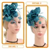 Bandanas Tea Party Hat Mariage Prom Bandband Clip Hair Clip Fascinator for Women