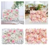 Dekorativa blommor Silkpanel Creative Screen Romantic Hydrangea Floral Backdrop för bröllopsdekoration Pografi Födelsedag hem