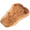 Schalen Holz Servierplatte Brot Tablett Fruchtplatte Sandwich Schüssel Teigboden Salat Käseschmuck