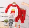 Crianças de roupas meninos conjuntos de tracksuit Autumn Kids Girls Rous Casual Cotton Sprot Suit Figurino 05years6058769