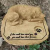 Pet Memorial Stones für Hunde Grabmarkes Garten Outdoor Grabstein oder Innenausstellungen Geschenke 231222