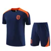 23 24オランダメンフィスサッカートラックスーツDe Jong Holland 2024 World 2023 De Ligt Wijnaldum Klaassen Dumfries Cup Bergwijn Virgil Pants Polo Training Set