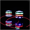 Pesto favore 2 pezzi LED Lighting Music Top Toys Childrens Day Boys and Girls Birthday Regali di compleanno Pasqua Christmas Carnival Pinata Drop Deliv Otczn