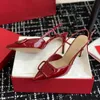 Marke Pumpen Frauen High Heels Spitze Schuhe Klassiker Metall V-schnalle Nude Schwarz Rot Matt 6 cm 8 cm 10 cm Dünne Ferse frauen Hochzeit Schuhe