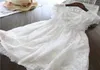 38 년 어린 소녀 드레스 레이스 공주 드레스 여름 흰색 캐주얼웨어 어린이 결혼식 파티 드레스 십대 소녀 의류 Q08189474