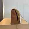 Designer messenger tas crossbody tas dames ketting suède echte lederen handtas schoudertassen vrouw handtassen