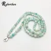 RUBERTHEN 2017 NIEUW ONTWERP AB Amazonite Mala kralen Bracelet Trendy Yoga ketting Hoge kwaliteit Handgemaakte Natuurlijke stenen armband J19072414