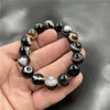 Bracelet d'agate Sardonyx à 12 mm