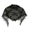 SCARPE IL VEILLA DI MANTILLA SIMMA SUMPIO per le donne Capelli Capelli Kerchief Floral Shawl Hairpice Preghing