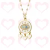 Pendant Necklaces Boho Love Heart Gath Evil Blue Eye Necklace For Women Choker Gold Color Long Chains Neck Lace Collar Party