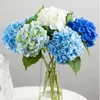 Decorative Flowers 3D Big Embroidery Ball Artificial Flower Bouquet Decoration Home Table Office Wedding Floral Arrangement Party Supplies