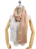 Högkvalitativ stickad ull halsduk designer märke män och kvinnors klassiska blk aprikos varm lång handel9642158