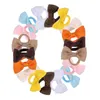 Bandanas 18pcs Toddler Hair Ties Bow Bow Bow Bands Holders Cute Akcesoria