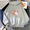 Capuz de capuz masculino Caso Bubu e Dudu Swearwear Kawaii Panda urso capuz