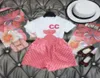 23 Luxus -Designer -Kleidungsstücke Kinder T -Shirt Pink Kamel Monogrammed Shortst Fashion Britische Modemarke Summer Childrens Treasu3952408