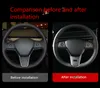 Подходит для декоративных наклеек на руль Tesla Model 3/Y, деталей автомобильных модификаций и предметов интерьера.