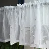 Curtain Rustic Curtains Bedroom Window Sheer Drape Short Home Delicate Polyester Nordic Style Decoration Tulle