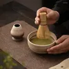 Teaware-sets kloppen thee drankje verjaardagswinkel thee-making accessoires geschenken indoor Japanse set theelepel veilig gereedschap bamboe matcha home