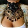 Dvacaman Brand 2017 Black Big Chokers für Women Boho Party Maxi Statement Halskette Kragen Schmuckgeschenk Femme Bijoux L80 J279W