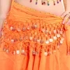 Scenkläder 1pcs Belly Dance Belt för Thailand/Indien/Arab Dancer kjol Sexiga Tassels paljetter midje kedja höft halsduk kvinnor visar kostymer