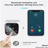 Bluetooth Car Kit Hands- Compatible With 5.0 Fm Transmitter Player Card Charger Fast Qc3.0 Two Usb Jacks Drop Delivery Automobiles Mot Dhnvj