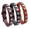 Bracelets de charme Bracelet Retro Punk 2023 Bar en cuir étoile à cinq accessoires hip-hop