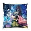 Kudde omslag 45x45 söt vardagsrum dekoration hem dekor polyester linne kawaii japansk affischbädd anime sammet tecknad film e0709