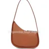 Mini The Cowhide Totes Wallte Luxury Moon-formade lager underarmiga damer Handväska Märke LCU Half Moon Top Luxury Bags