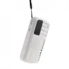 Connectors E11 Portable Radio Mini Audio Card Speaker Fm Radio with 3.5mm Headphone Jack for Home Outdoor