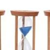 Moda 3 minuti telaio in legno sabbia di sabbia vetro classino orario contante count down home cucina decorazione orologio regalo reloj de arena con marco de madera