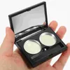 Opslagflessen 3 sets dubbele doos oogschaduw magnetische pallet voor make -up foundation container palet