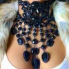 Dvacaman Brand 2017 Black Big Chokers für Women Boho Party Maxi Statement Halskette Kragen Schmuckgeschenk Femme Bijoux L80 J279W