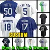 Freddie Freeman Baseball Jersey Mookie Betts Shohei Ohtani Yoshinobu Yamamoto Max Muncy Chris Taylor Dodgers Walker Buehler James Outman Los Angeleses Mike Piazza